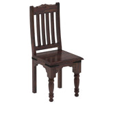 Ajmer Solid Sheesham Wood Chair (Walnut Finish)
